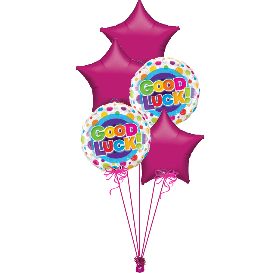 Good Luck Pink Bunch | Magic Balloons