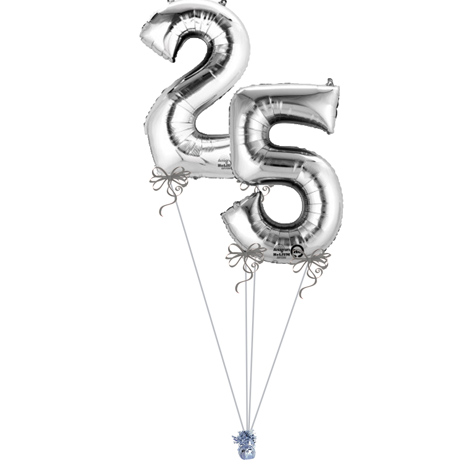 25 outlet number balloons