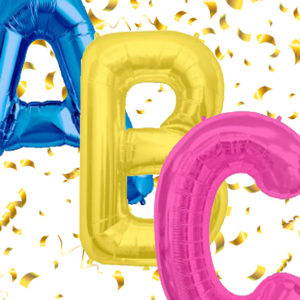 Letter Balloons