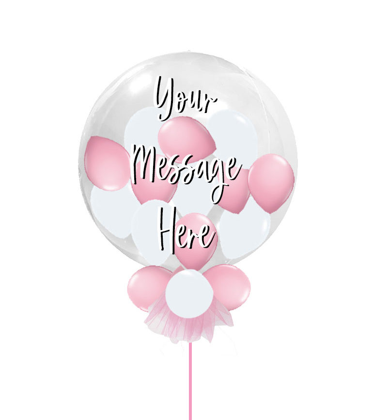 Message in a shop balloon
