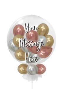 Personalised Chrome Deco Bubble Balloon